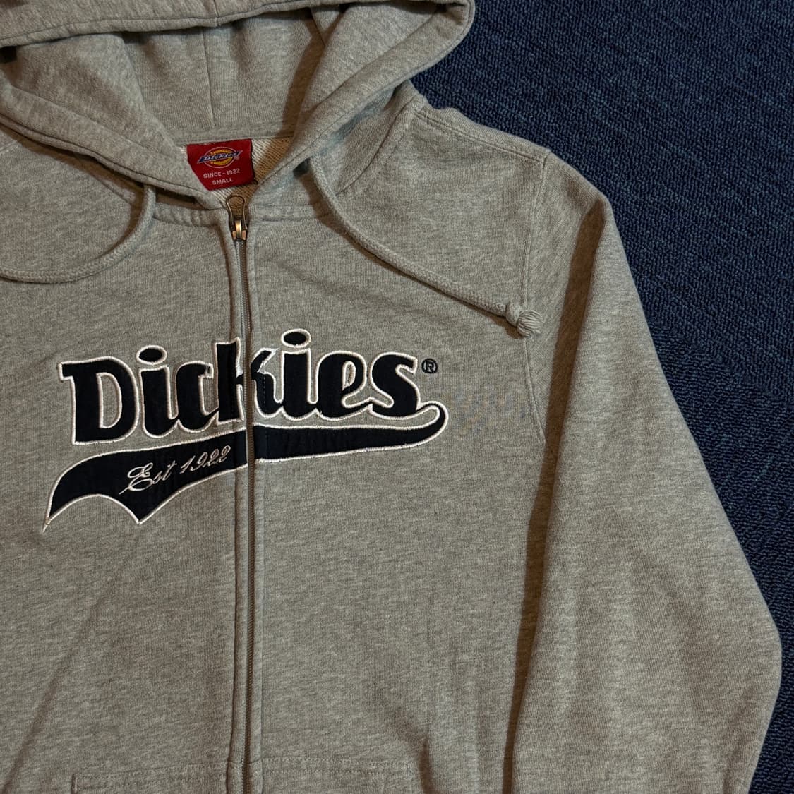 디키즈 기모 후드집업 그레이 상품이미지2