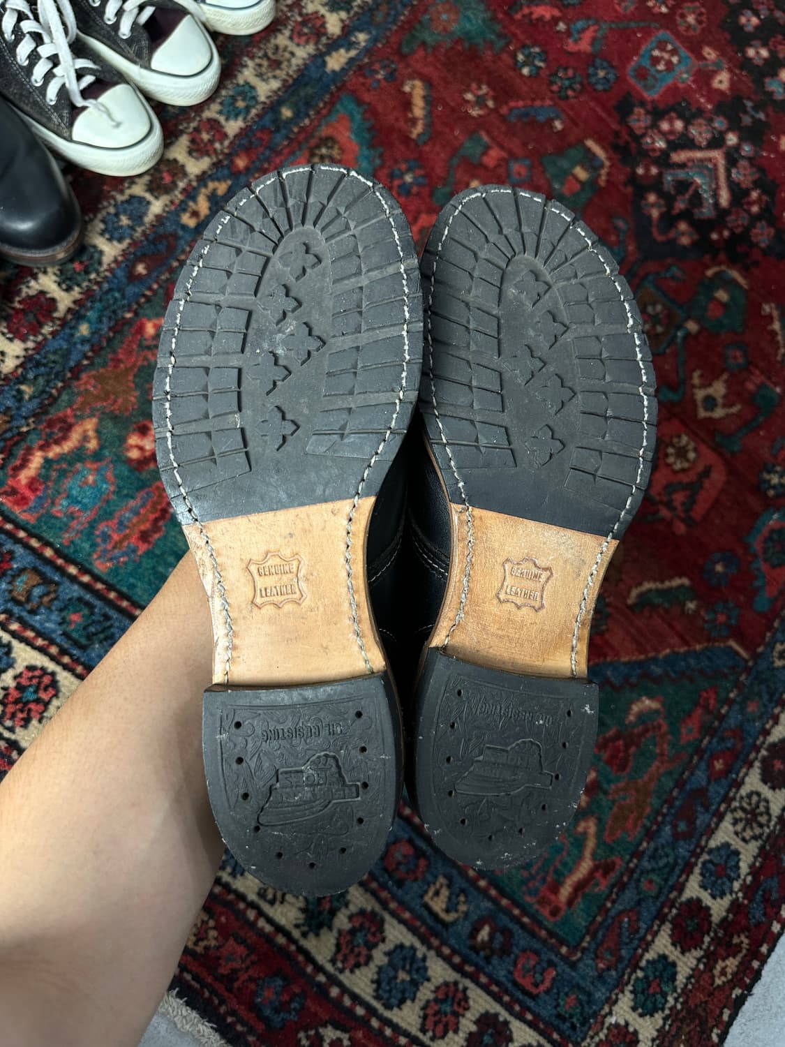 OG USA Made 레드윙 9014 벡맨 구버전 페더스톤 레더 상품이미지8