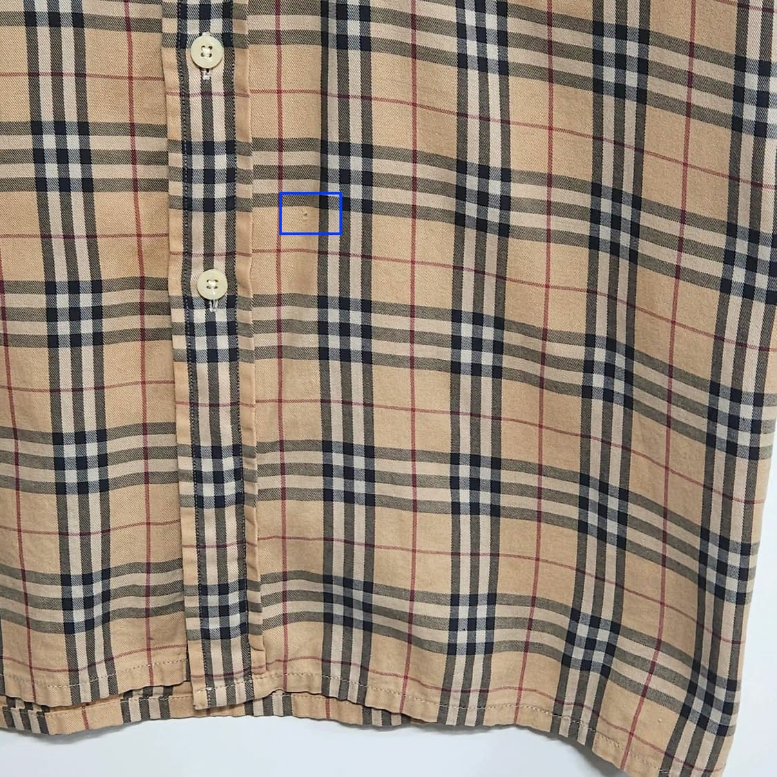 105)BURBERRY 버버리 노바체크 반팔 셔츠 상품이미지5