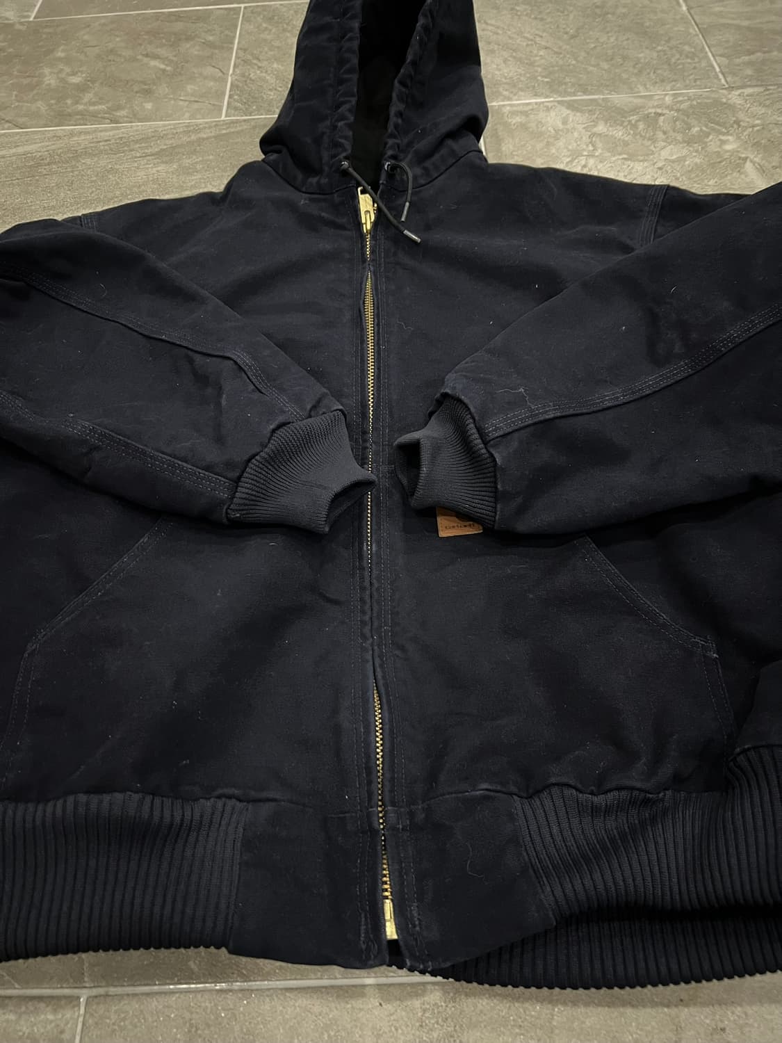 (XL) 칼하트 덕 액티브 후드자켓 J130 MDT 미드나잇 상품이미지7