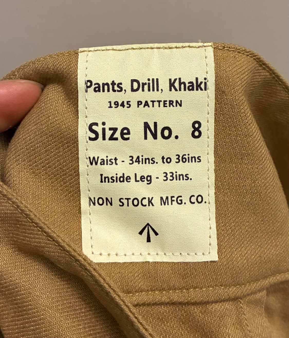 (L~XL)브론슨 논스탁 아미 투턱 구르카팬츠 카키베이지 상품이미지9