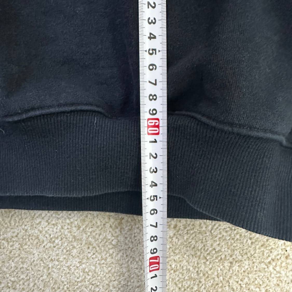 M 디스이즈네버댓 블랙 맨투맨 0323D 상품이미지5