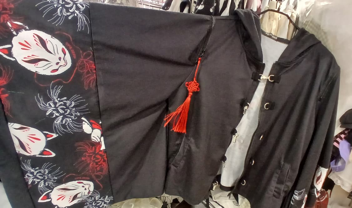 ACDC RAG 펑크 중성계 고스펑크 기모노져지 고스로리 급전!!!! 상품이미지4