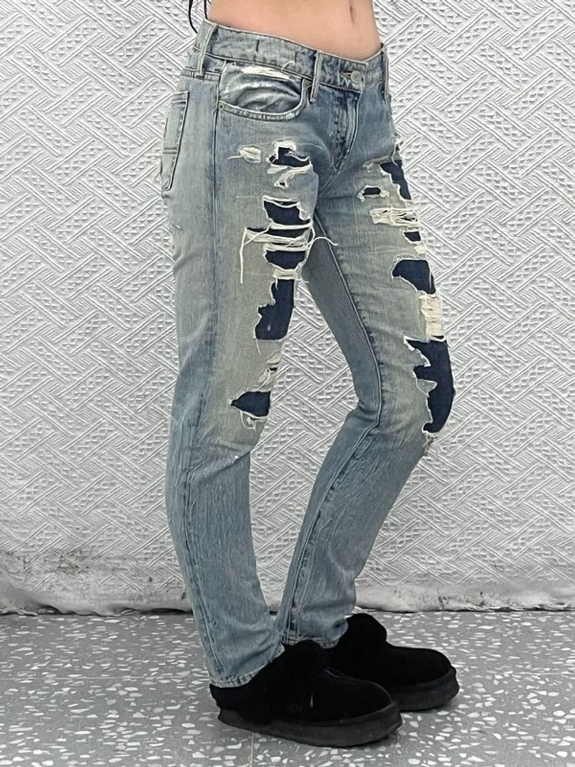 데님 앤 서플라이 그런지 디스트로이드 데님팬츠 27인치 C08427 상품이미지1