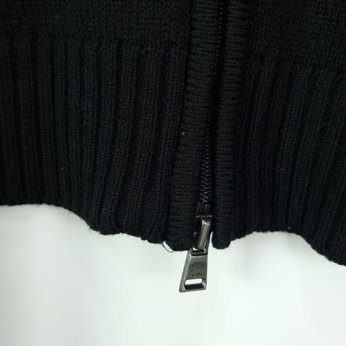 [푸부] 올드스쿨 빈티지 레이싱 패치 니트 집업 가디건 M16846 상품이미지8