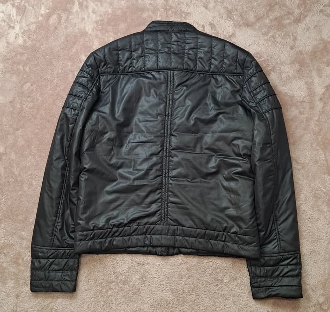 [디젤] 블랙 라이트다운 경량 바이커 패딩 자켓 상품이미지3