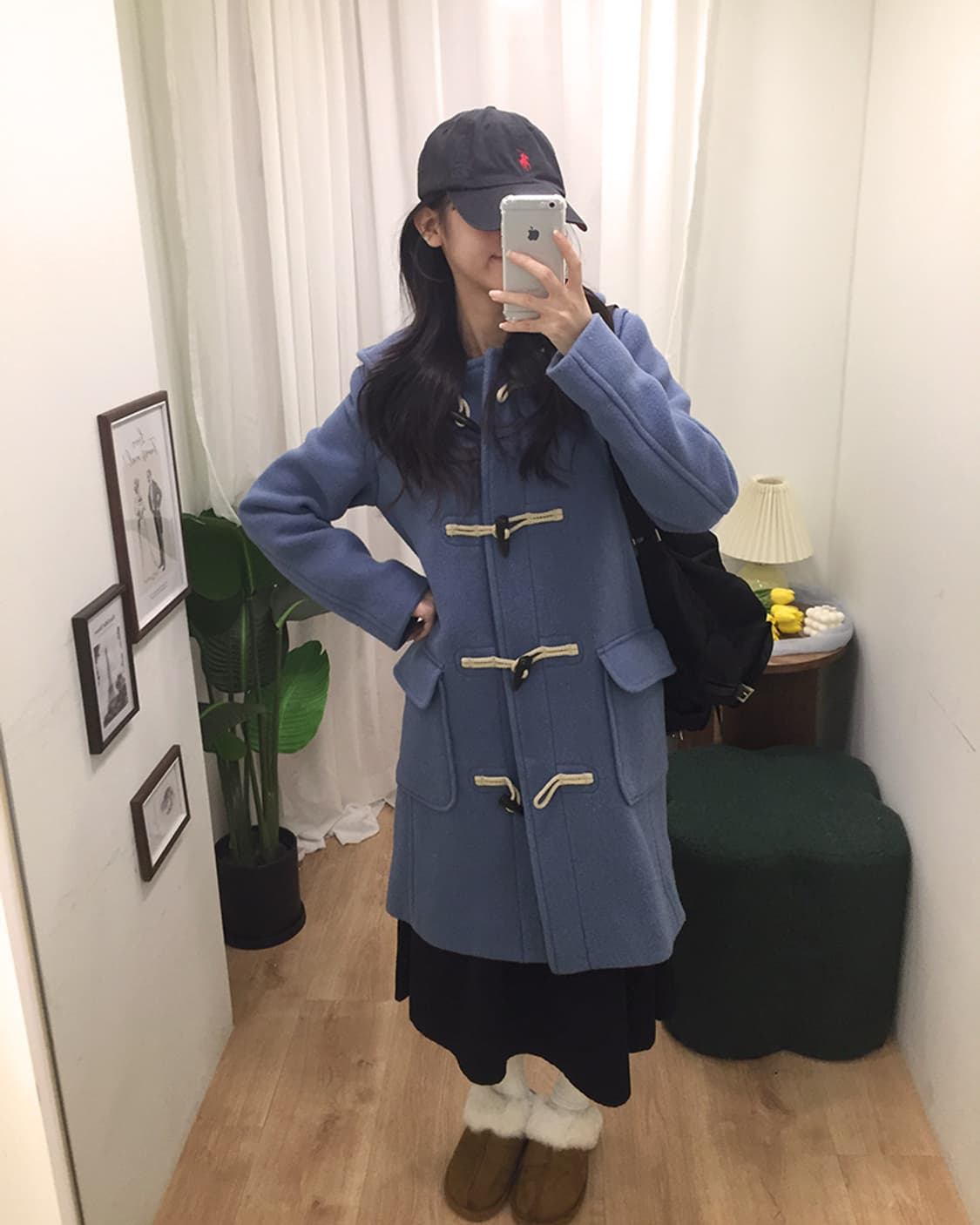 여성 유니클로 더블 떡볶이코트 95 상품이미지1