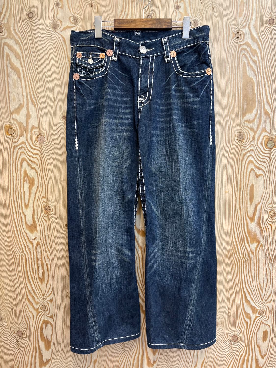 트루릴리젼 조이 빅 T 데님 팬츠 상품이미지1