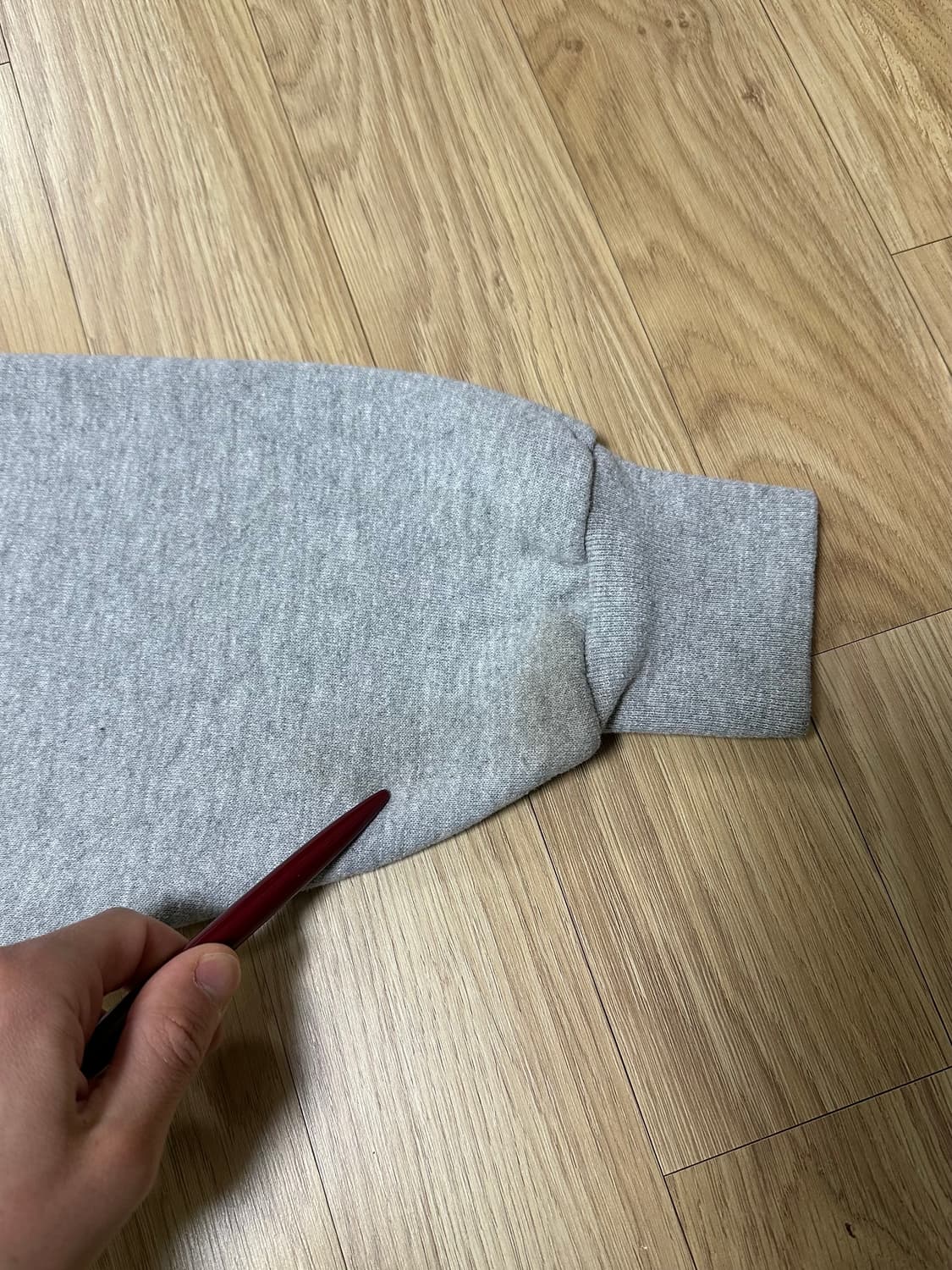 90s 빈티지 러셀 후드집업 그레이 L 상품이미지9