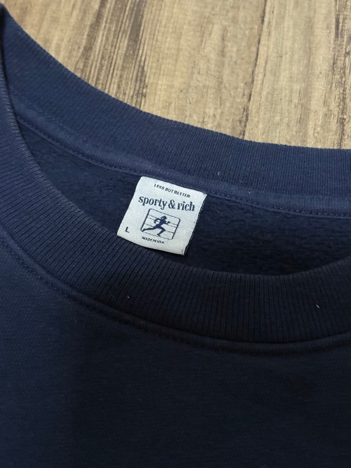 스포티앤리치 맨투맨 네이비 L사이즈 상품이미지3