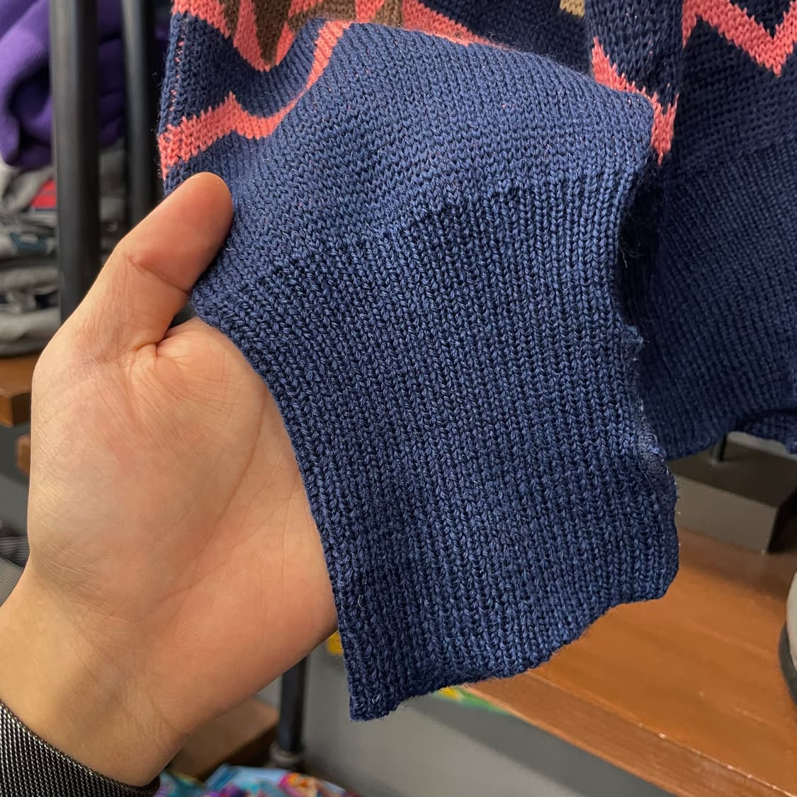 노스페이스 노르딕 패턴 울 니트 스웨터 N31 상품이미지5