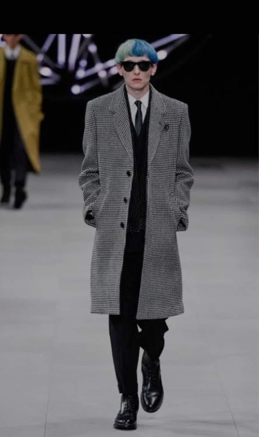 [기무라타쿠야착용] 셀린느 19fw 오버핏 하운드투스 코트 44사이즈! 상품이미지2