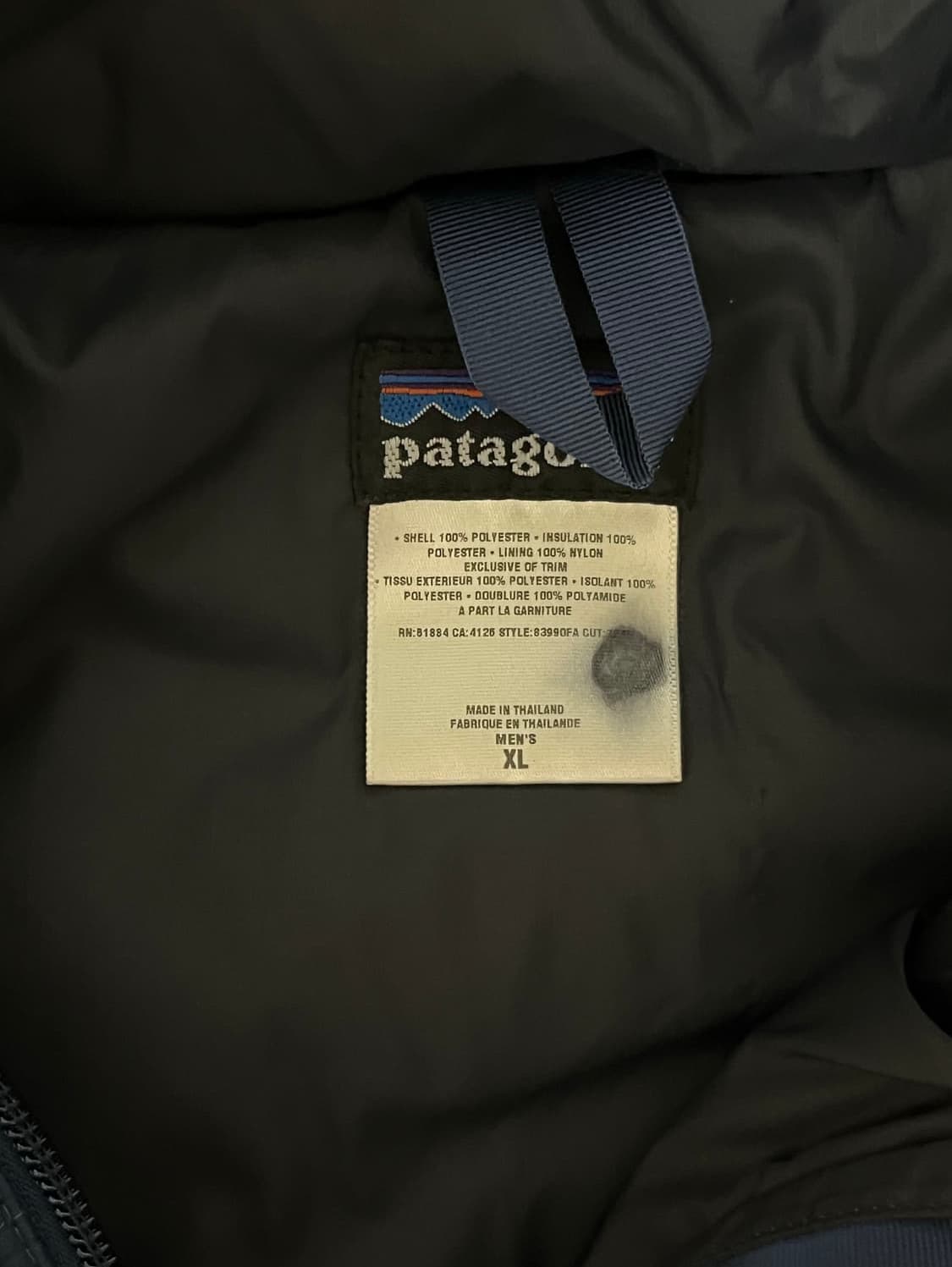 (XL) 00s 파타고니아 퍼프 다운 후디드 패딩 자켓 상품이미지4