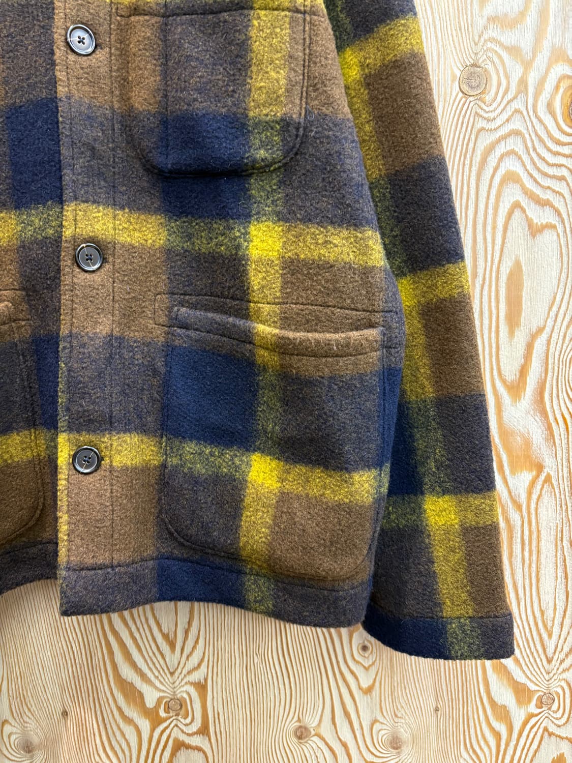 Universal Works 플래드 플리스 필드 자켓 상품이미지3