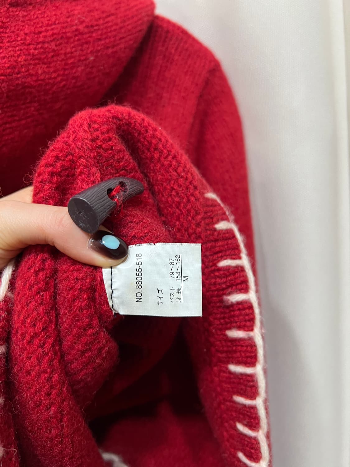 떡볶이단추 니트 후드 가디건 상품이미지5