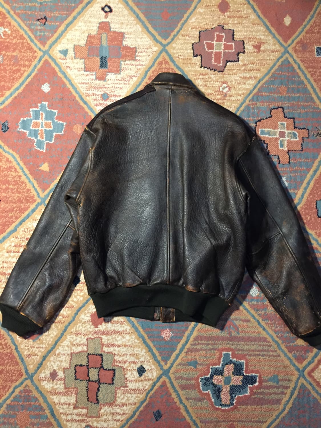 90‘s 아비렉스 밀리터리 패치워크 a-2 상품이미지3