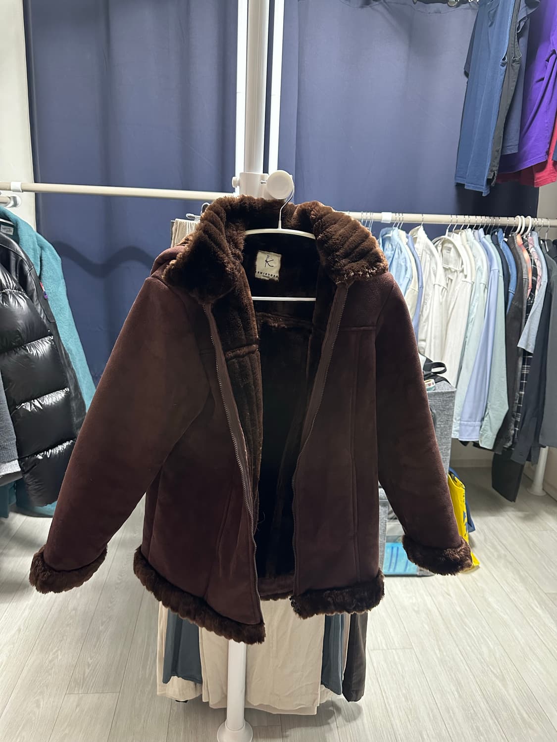 KUMIKYOKU 일본 빈티지 브라운 무스탕 자켓 상품이미지3