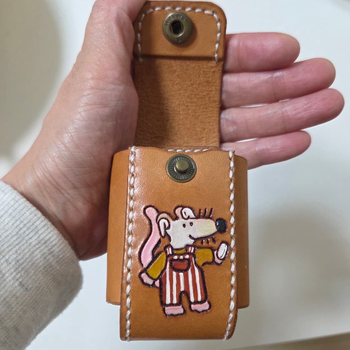 버즈케이스 가죽케이스 핸드메이드 메이지 상품이미지1