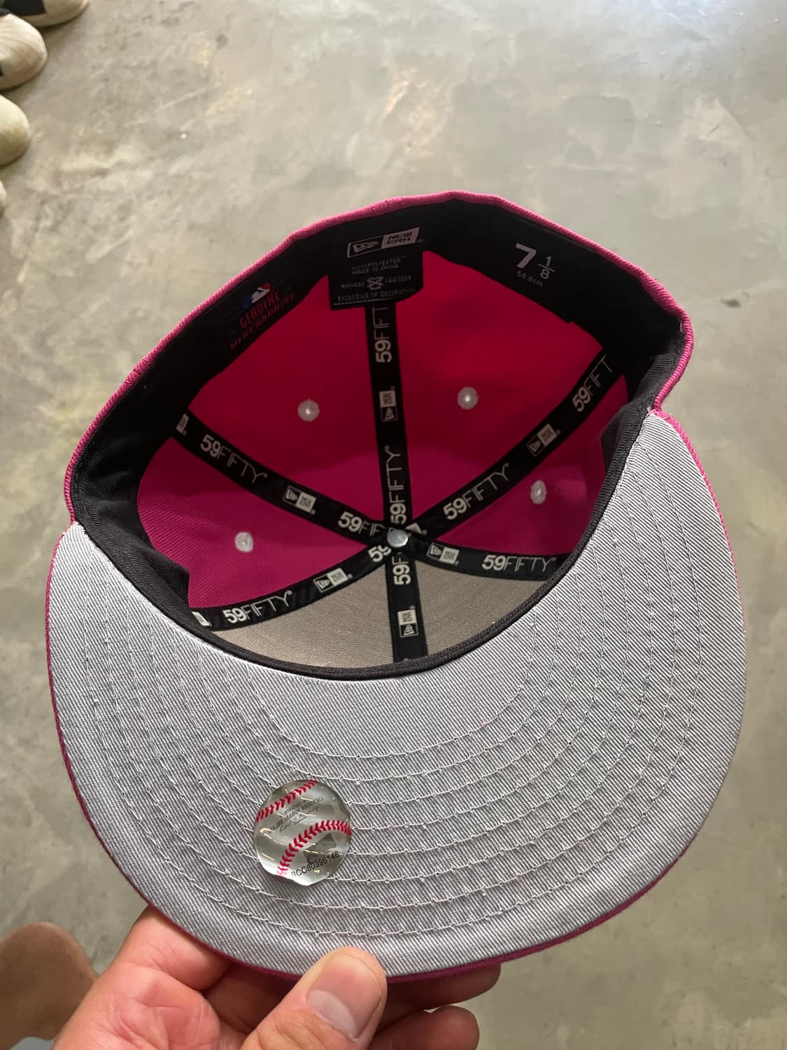 뉴에라 뉴욕양키스 핑크 7 1/8(56.8cm) 상품이미지7