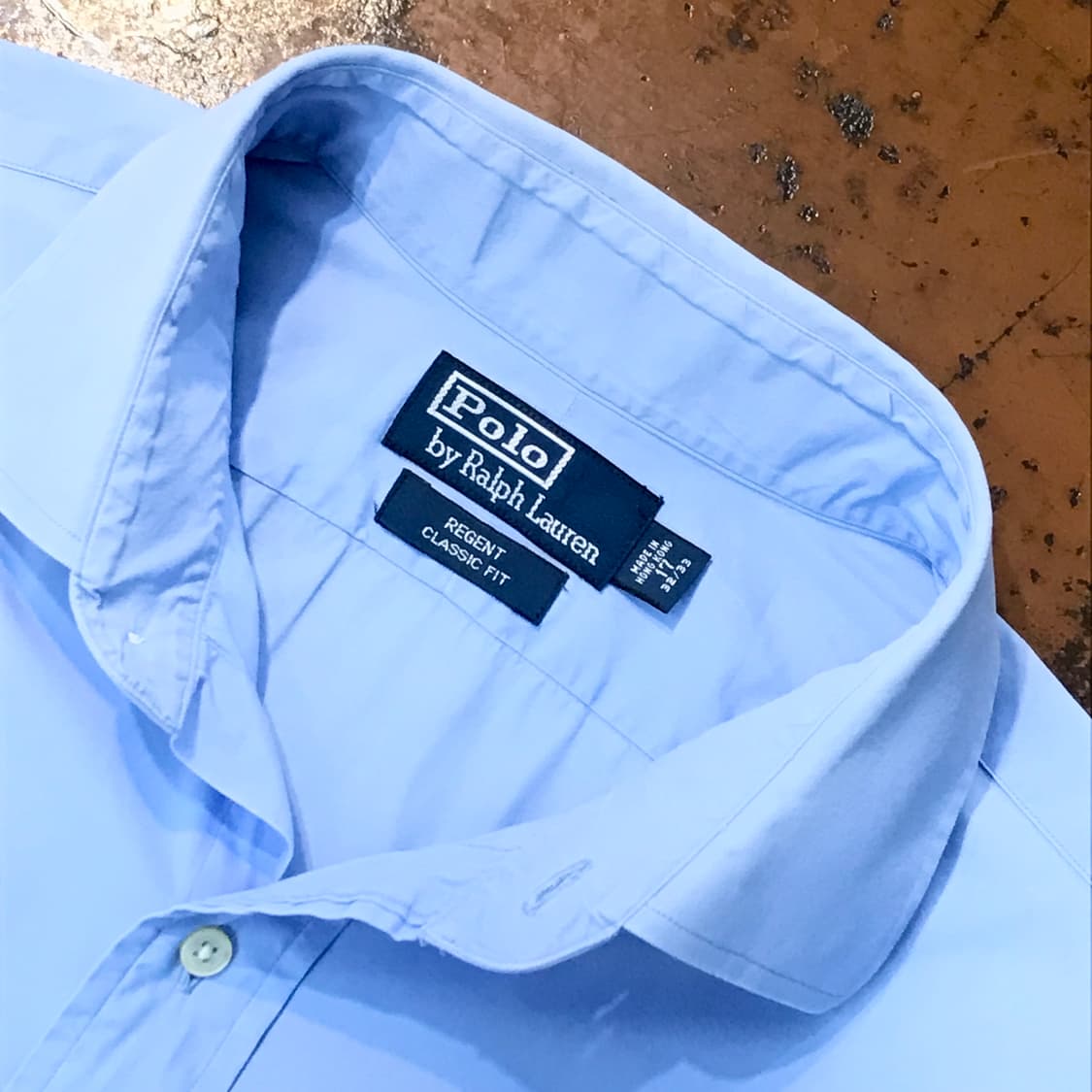 폴로랄프로렌 블루 드레스셔츠 정장 와이셔츠 남성 115 빅사이즈 상품이미지4