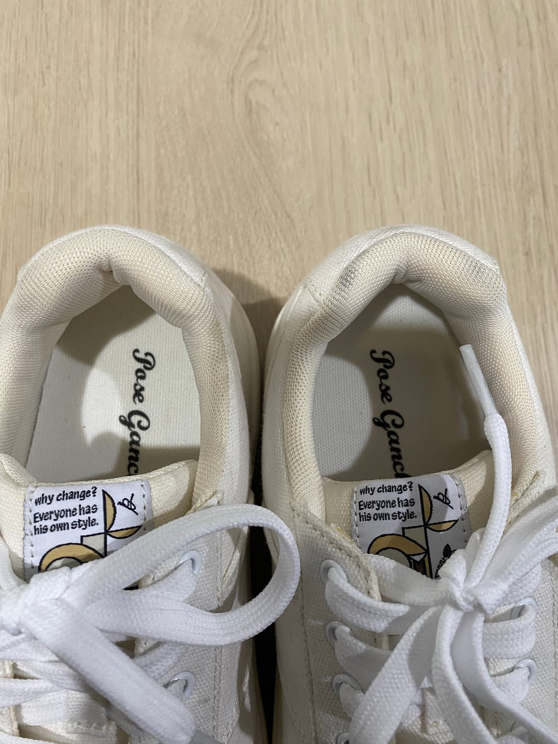 Pose Ganch 포즈간츠 멈멈 화이트 스니커즈 (265) 상품이미지4