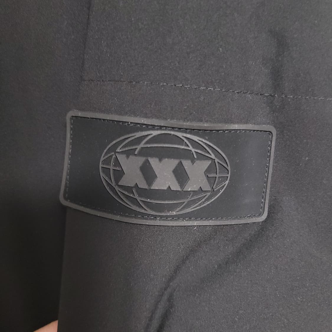 (L) XEXYMIX 젝시믹스 블랙 후드 패딩 점퍼 상품이미지2