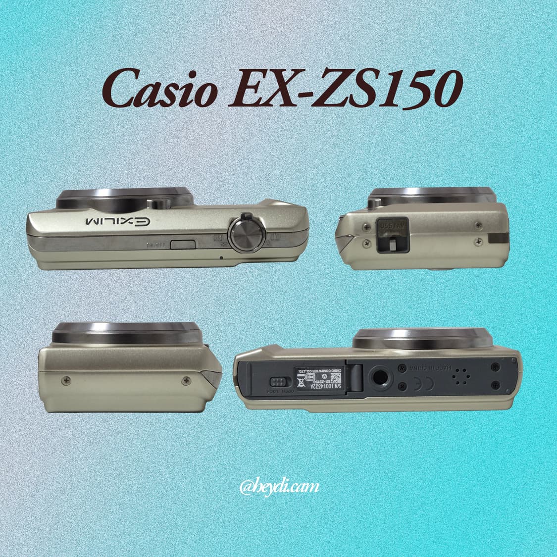 소장디카) 카시오 EX-ZS150 골드 (Casio EX-ZS150) 상품이미지3