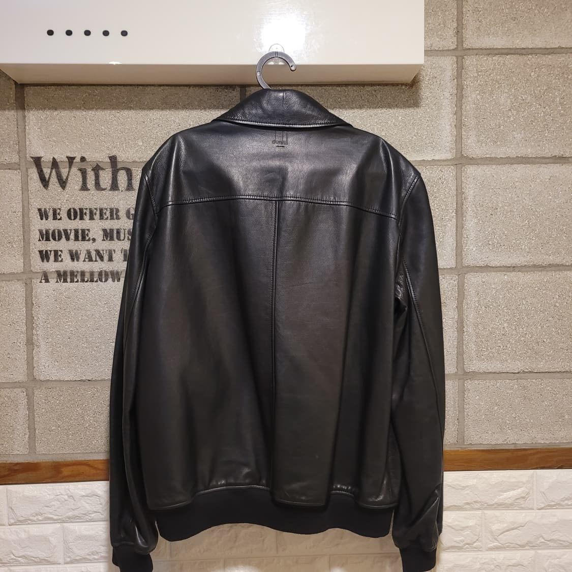 던힐 송아지가죽 라이더 자켓 100 상품이미지2