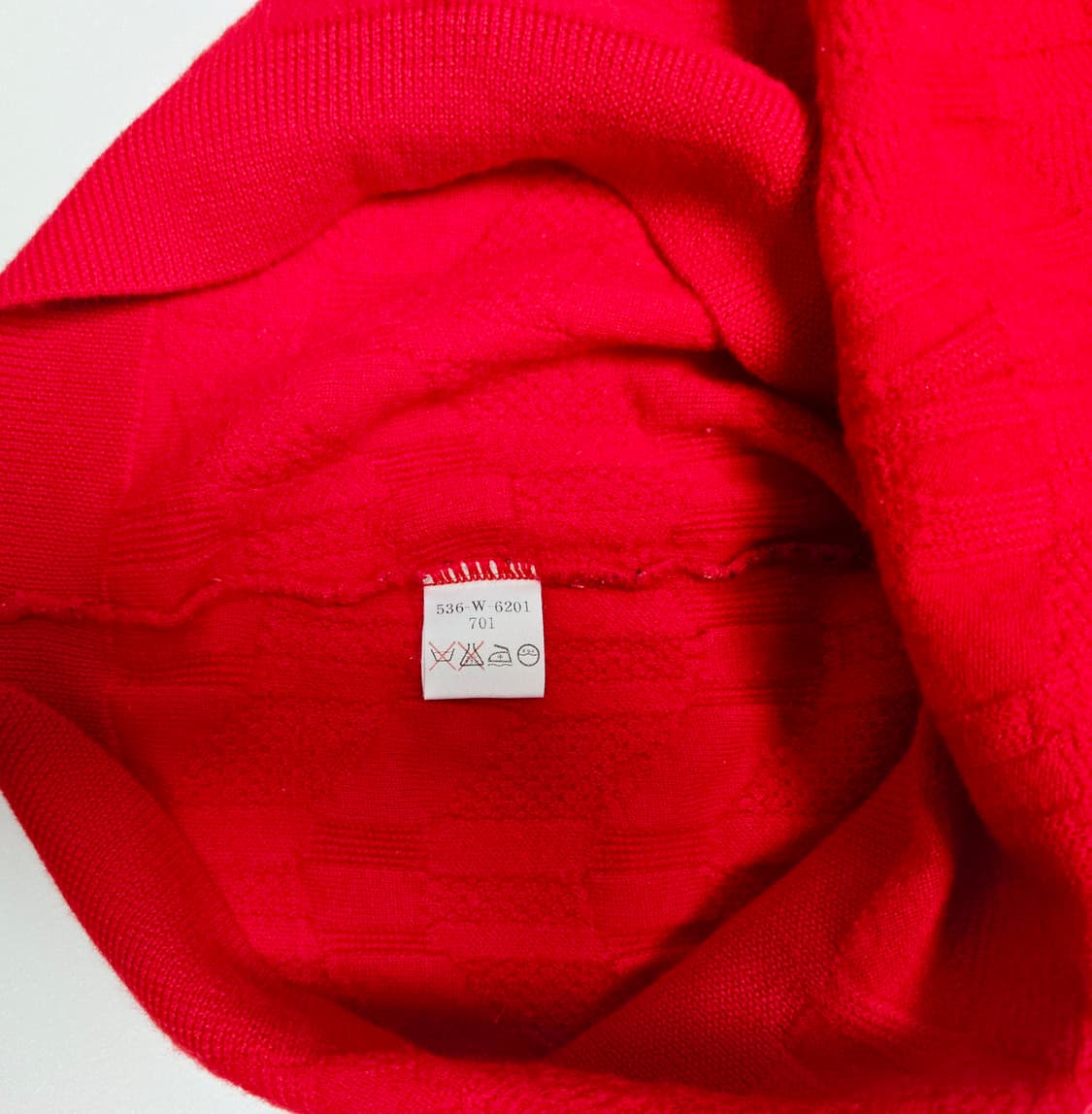 겐조 골프 울100 레드 니트 상품이미지9