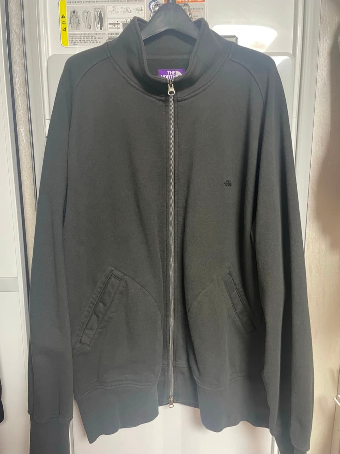 더노스페이스 퍼플 라벨 13온스 집업 필드 재킷 차콜 XL 상품이미지2