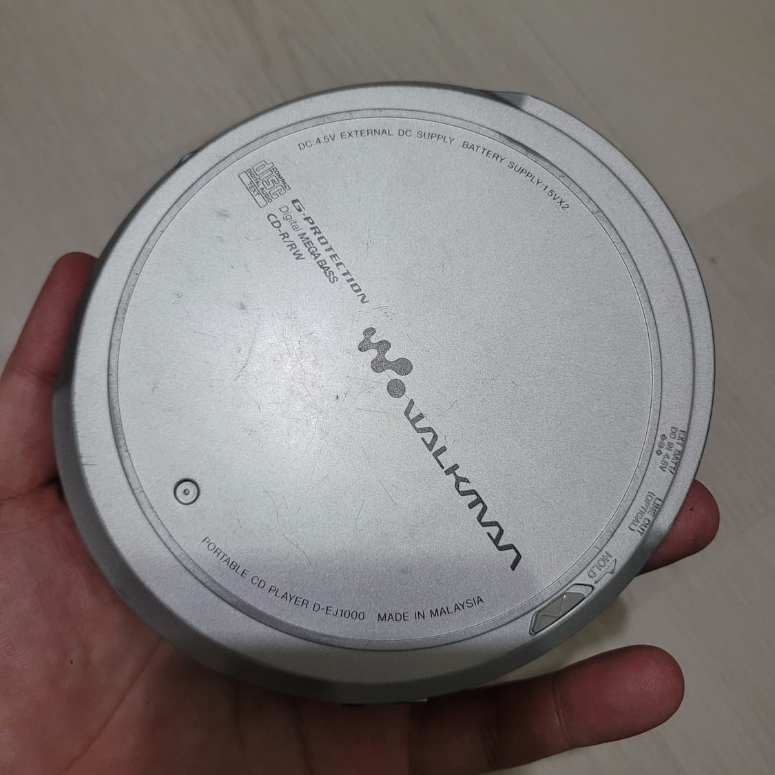 소니 CD 워크맨 D-EJ1000 실버  상품이미지2