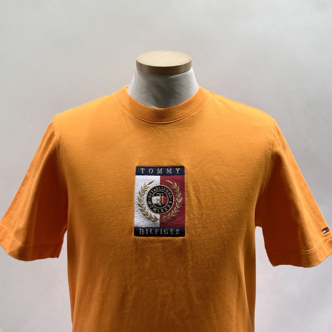 타미힐피거 남성반팔티 주황 M 상품이미지2