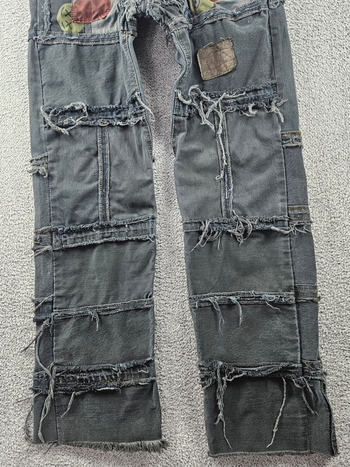 리바이스 패치워크 리빌딩 리워크 데님 팬츠 (34X36추정)/ 11041 상품이미지6