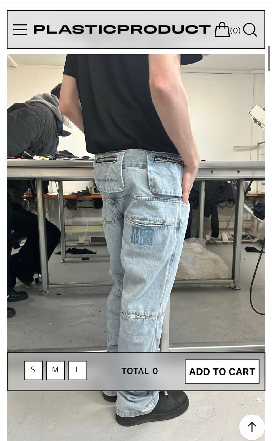 MPa BAG PANTS (STEEL BLUE) 상품이미지1