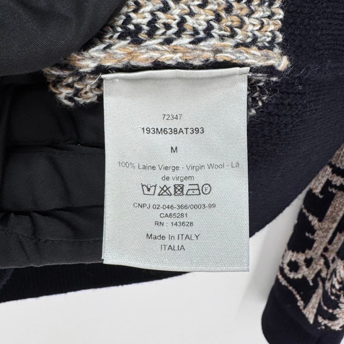 [M사이즈] 디올 오블리크 자카드 니트 스웨터 상품이미지7