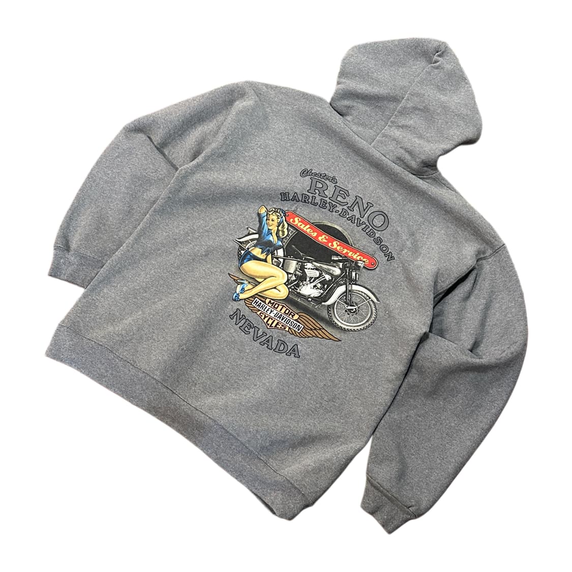 할리데이비슨 네바다 핀업걸 후드티 (L) 상품이미지1