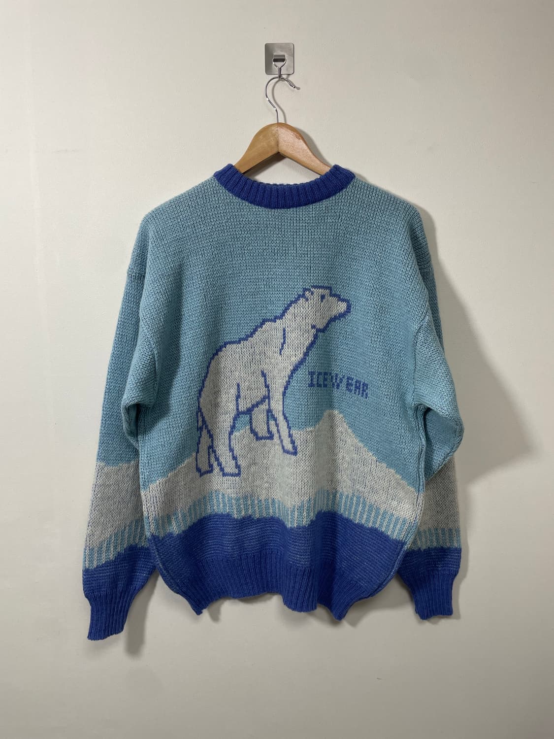 아이스웨어 울 100% 북극곰 니트M - K25  상품이미지1