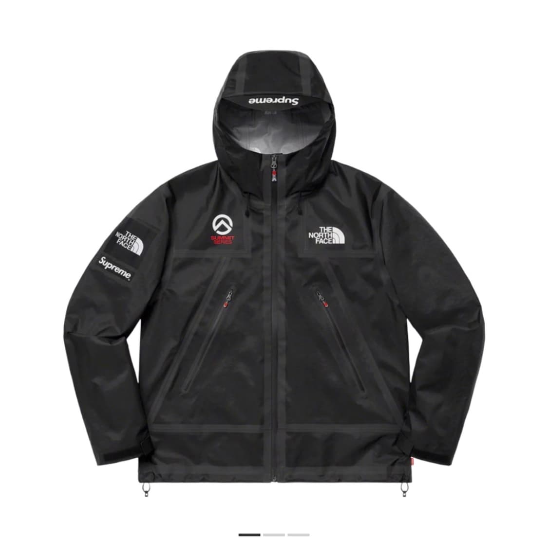 슈프림 x 노스페이스 서밋 시리즈 아우터 테이프심 자켓 블랙 상품이미지2