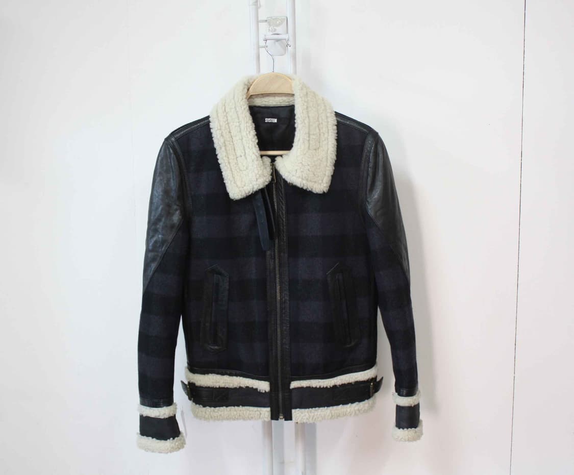 W-3293/시스템 정품 남성용 무스탕 95 상품이미지1