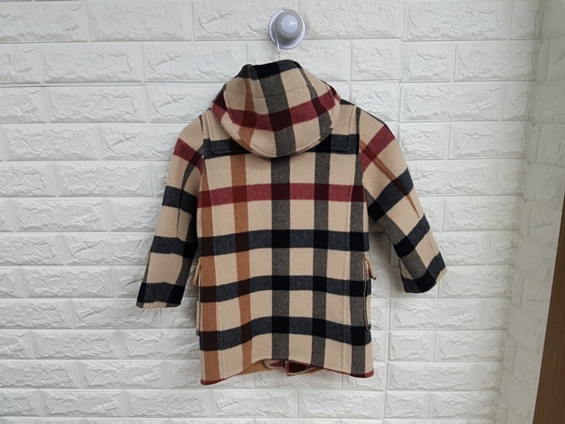 닥스 울 코트 키즈 110(5Y 체크 떡볶이)  상품이미지5