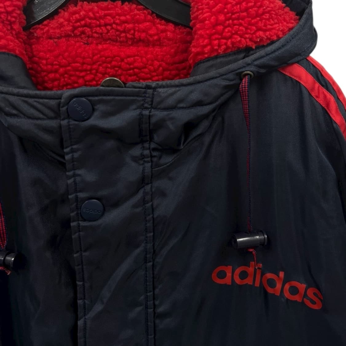 아디다스 올드스쿨 양털 롱코트 상품이미지3