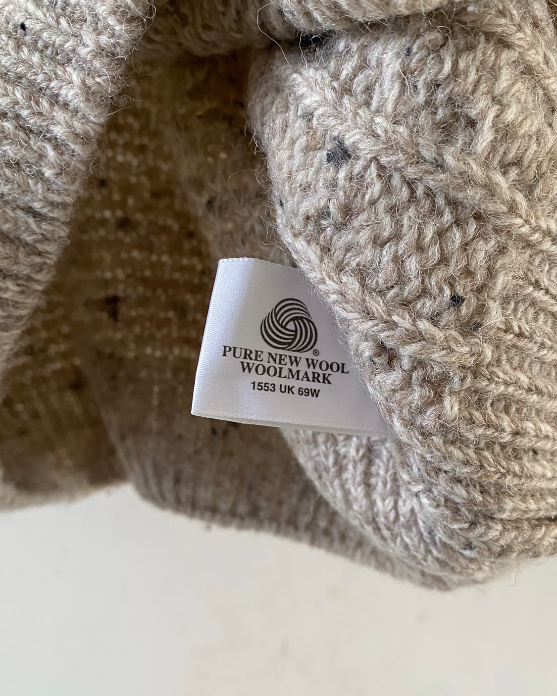 HIGHLAND HOME INDUSTRIES 아란 피셔맨 울 니트 스웨터 상품이미지9