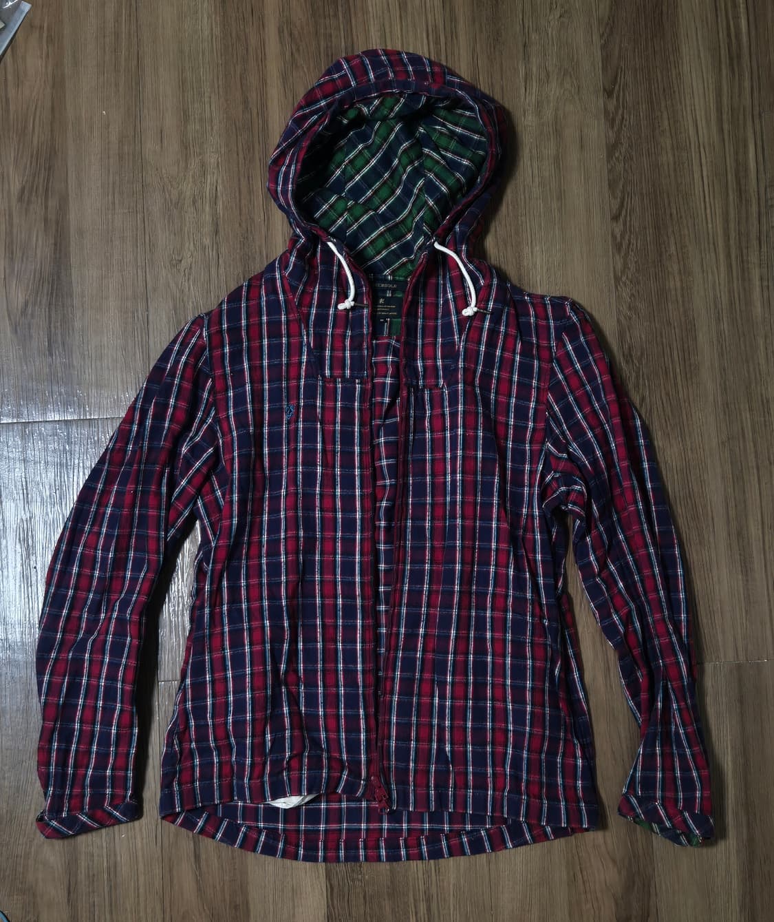 RNewbold  체크 후드 자켓 상품이미지1