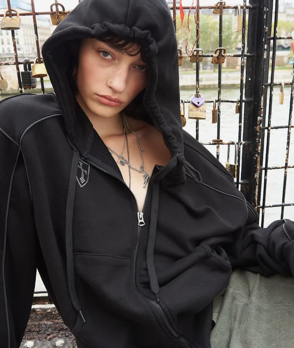 2000 아카이브 네셔널 레이싱 후드집업 상품이미지2