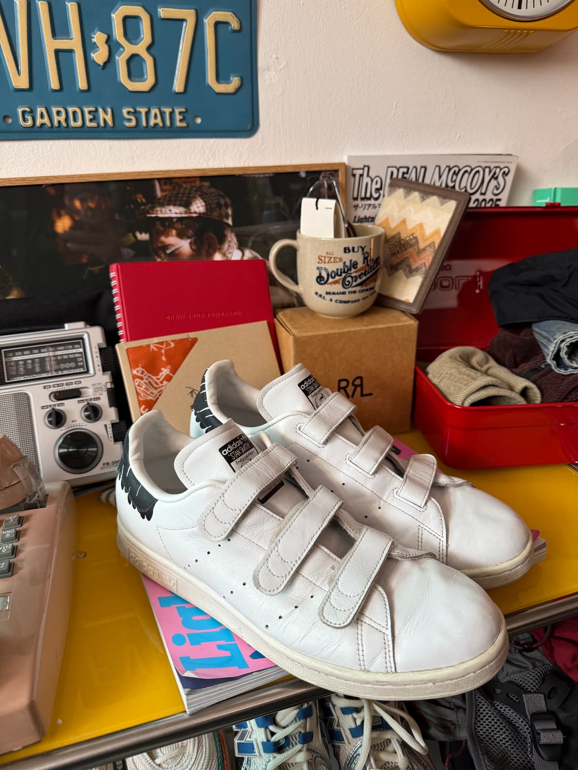 17FW 아디다스 스탠스미스 CF 화이트 270-80mm 상품이미지1