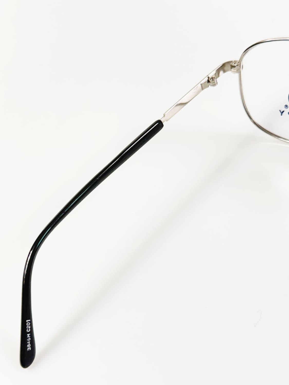 90s HAPPY 실버 메탈 슬림 스퀘어 빈티지 안경 상품이미지7