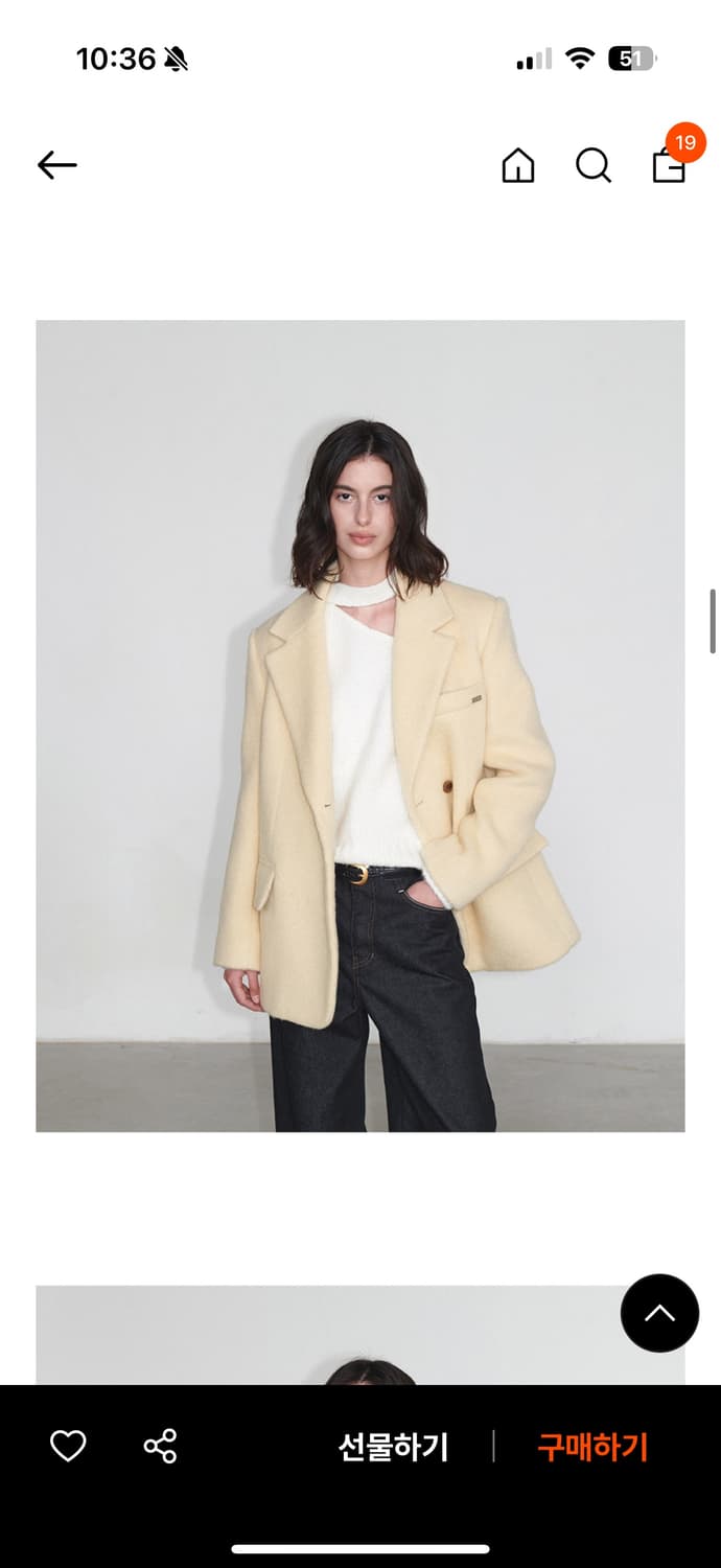 루에브르 알파카 자켓 상품이미지2