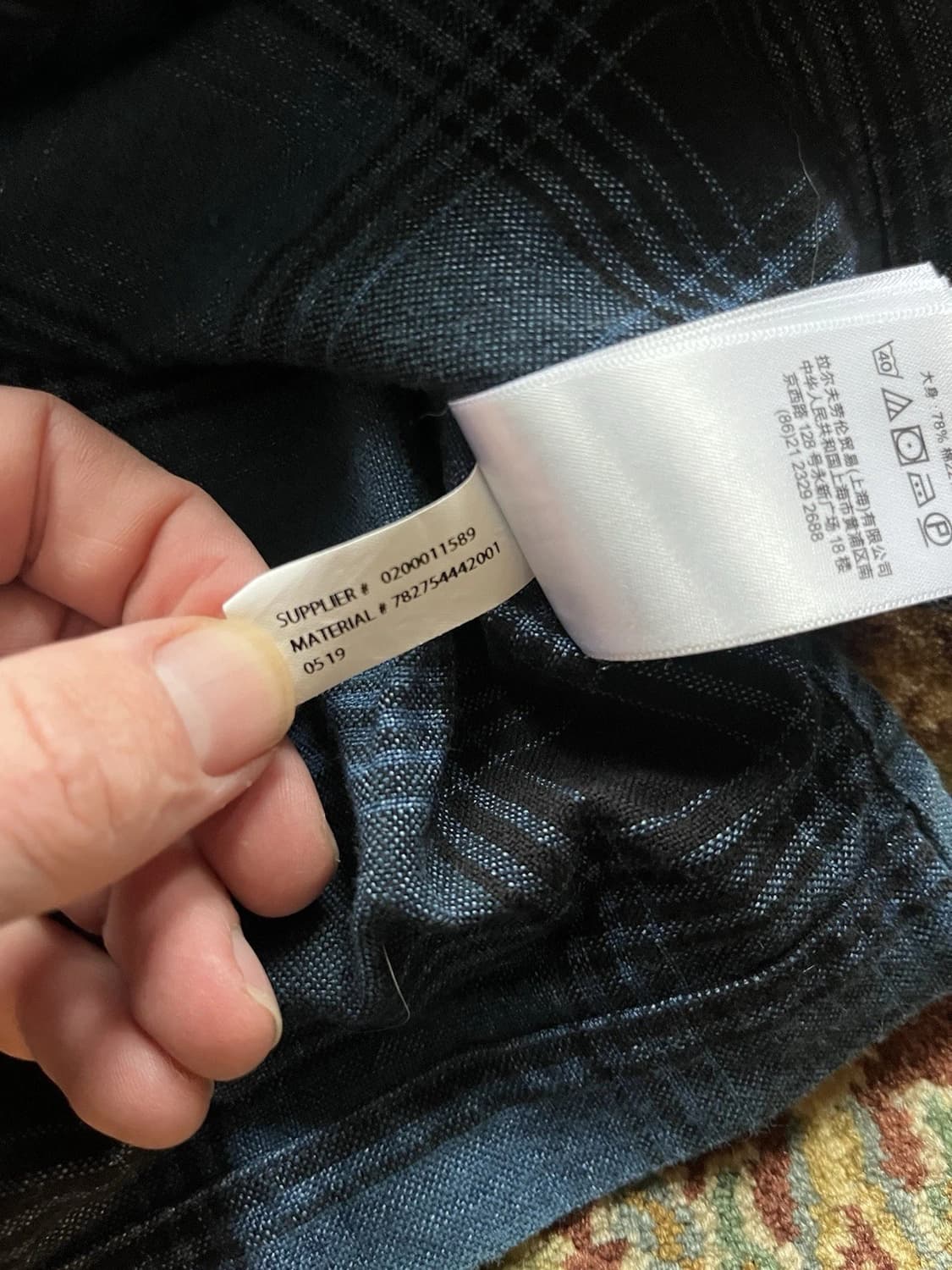 10s RRL 더블알엘 오픈 카라 체크 셔츠 상품이미지8