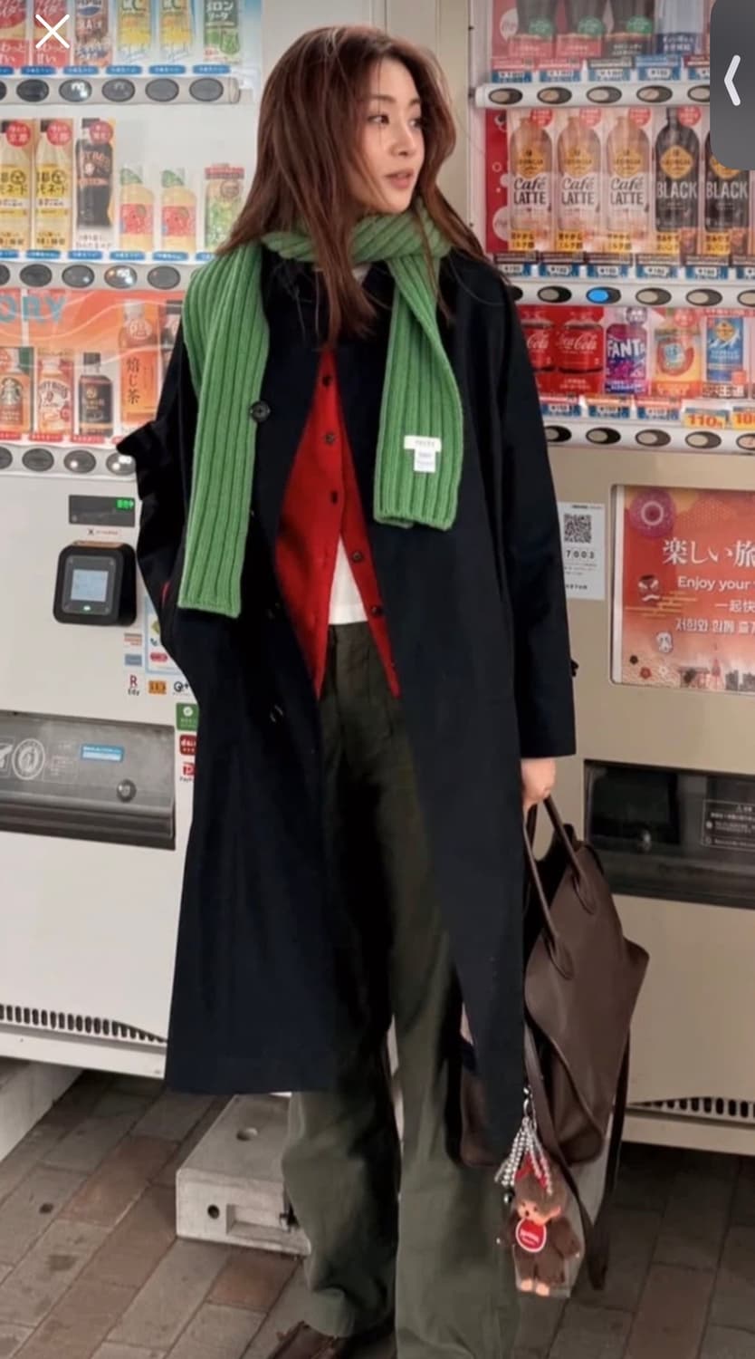 페세스 그린 머플러 상품이미지4