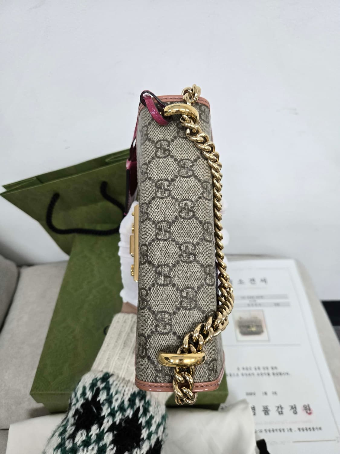 [보증서 정품] 구찌 패들락 체인백 상품이미지7